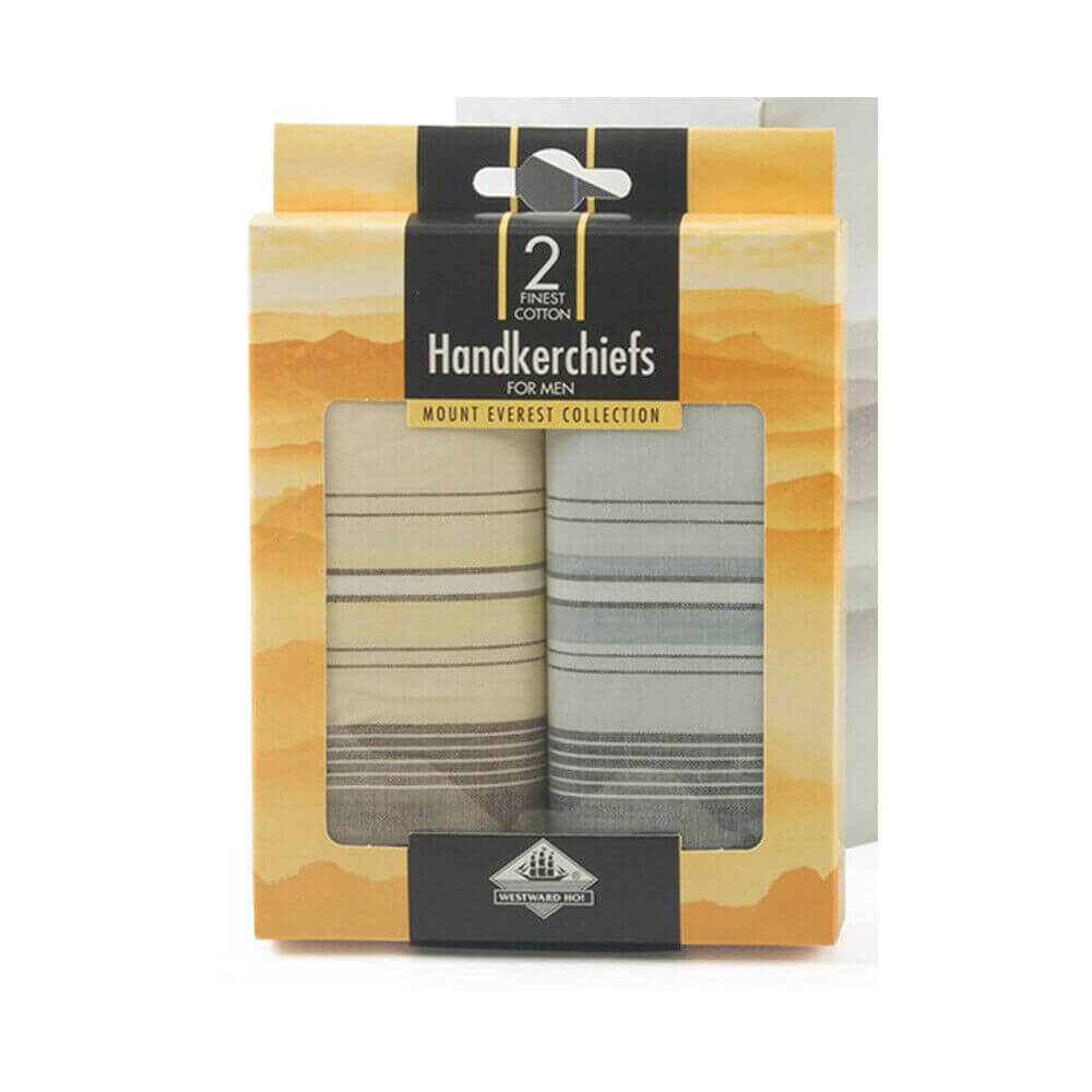 2 Pack Dyed Handkerchiefs