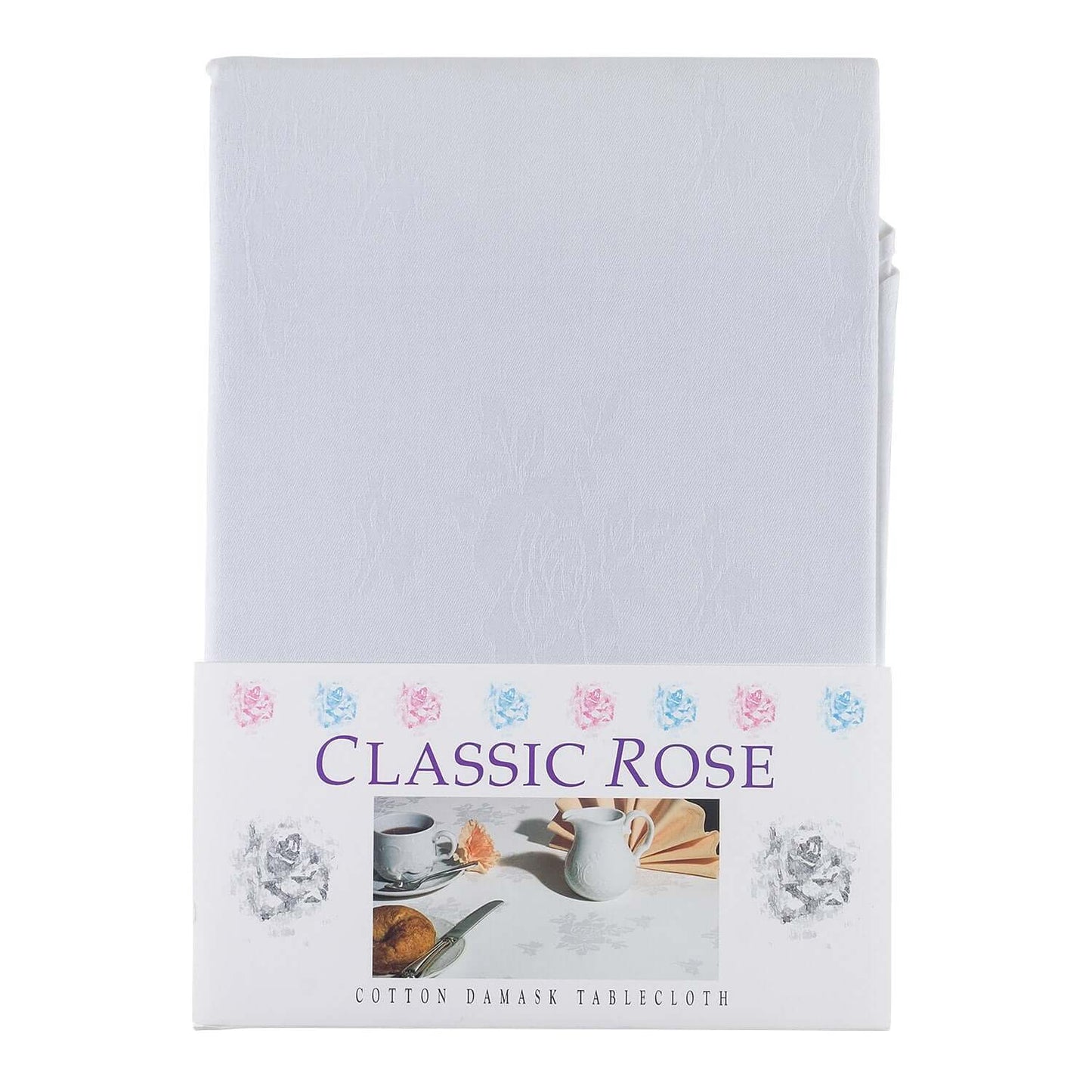 Bordered Damask Tablecloth