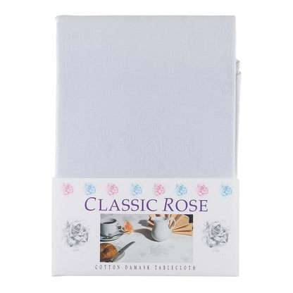 Bordered Damask Tablecloth