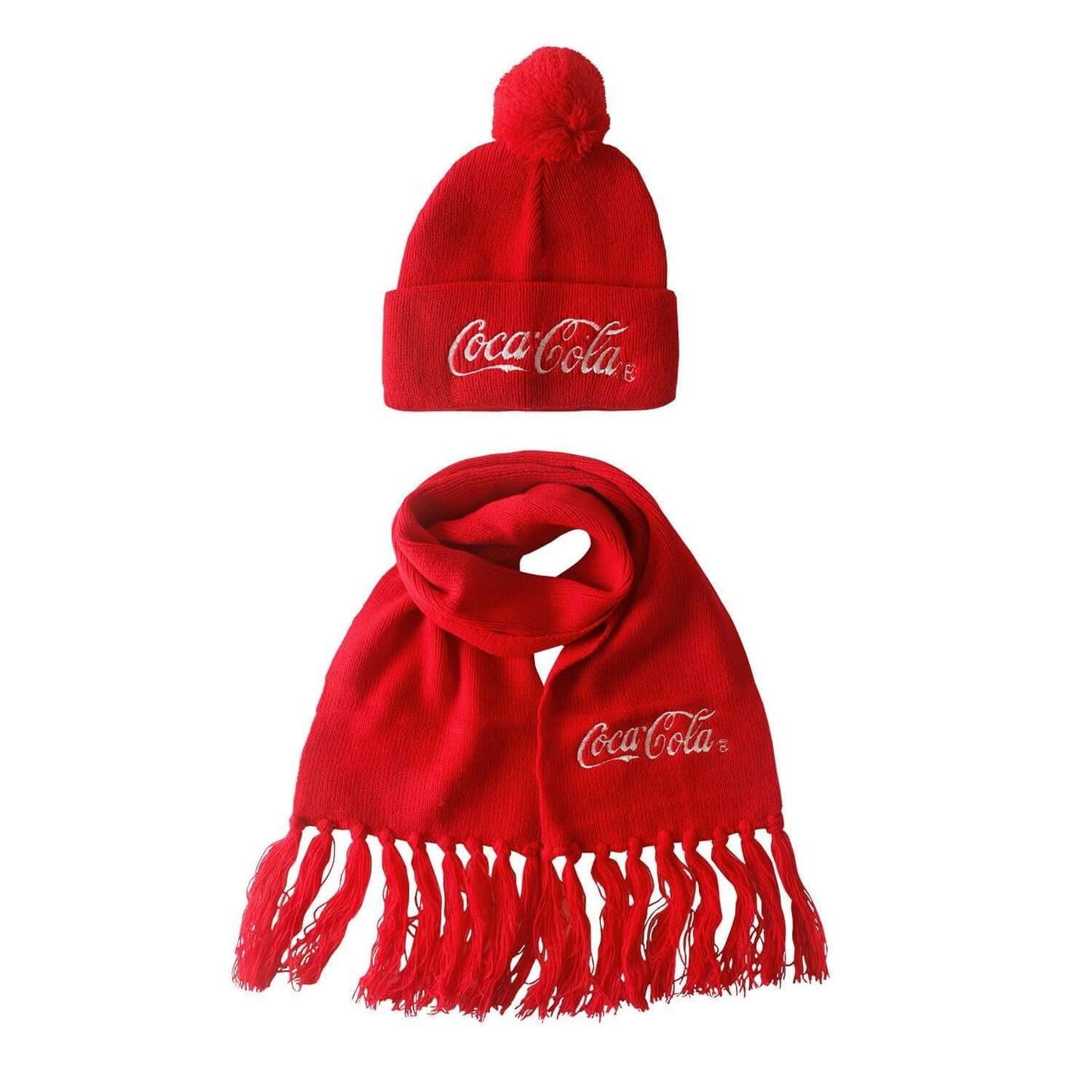 Coca Cola Hat & Scarf Set