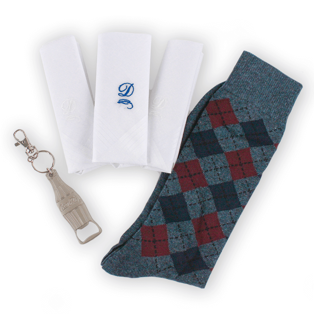Initials Handkerchief Bundle