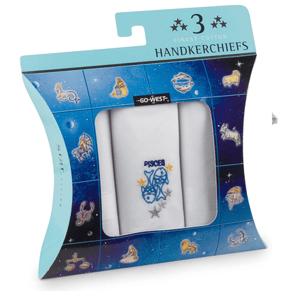 Star Sign Handkerchiefs (3 Pack)