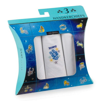 Star Sign Handkerchiefs (3 Pack)