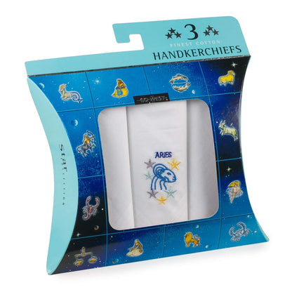 Star Sign Handkerchiefs (3 Pack)