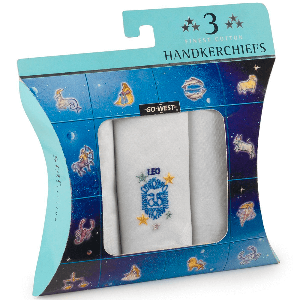 Star Sign Handkerchiefs (3 Pack)