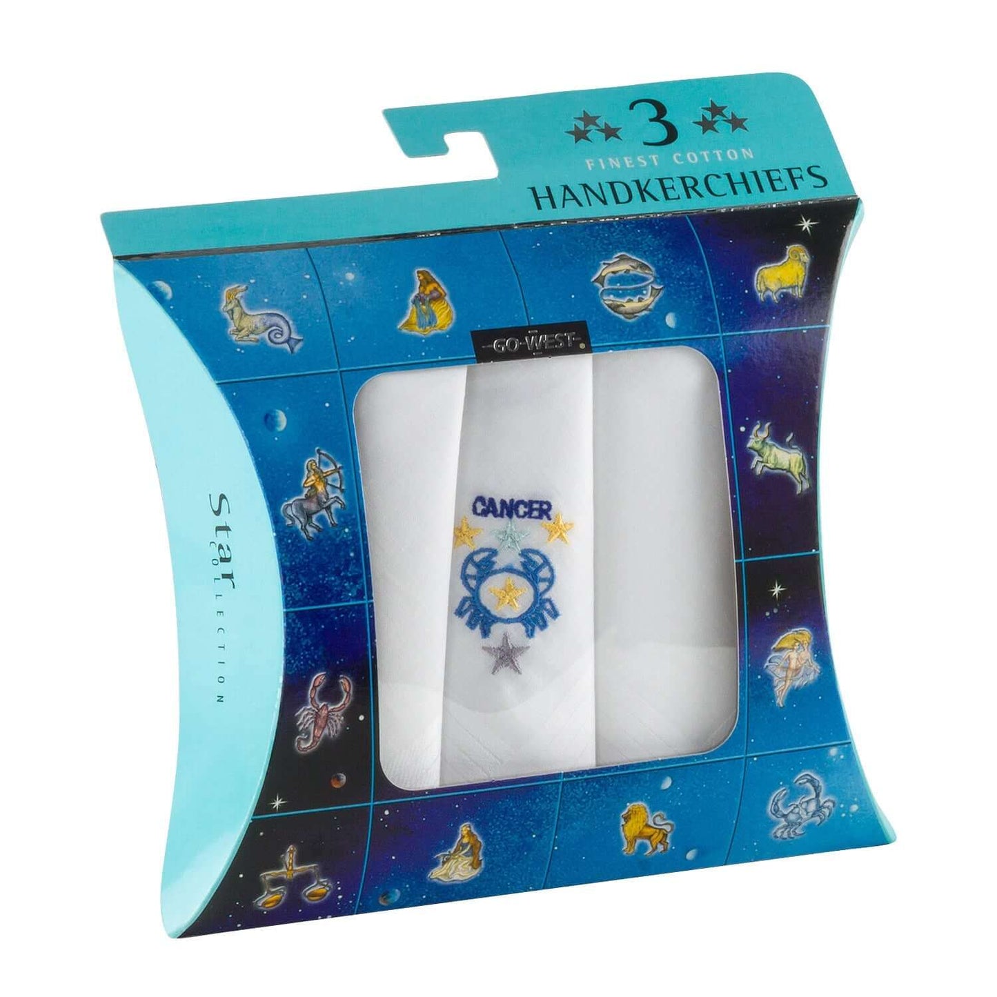 Star Sign Handkerchiefs (3 Pack)