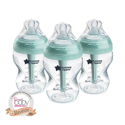 Tommee Tippee Advanced Anti-Colic 260ml baby bottles 3 pack