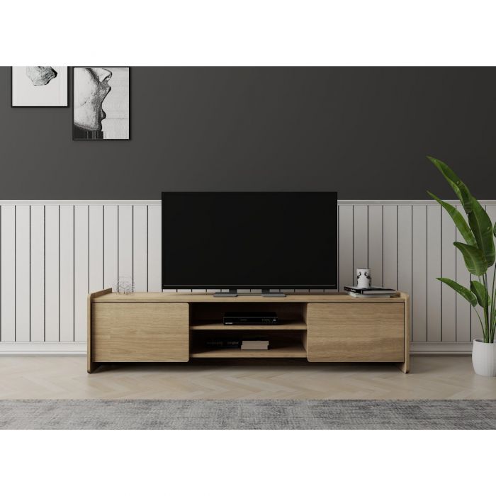 TV Cabinet – Light Oak, 1.6m