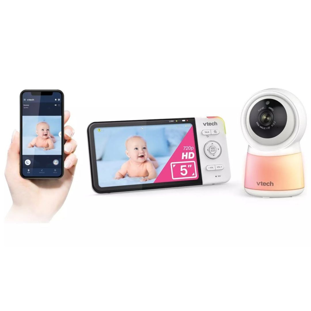 Vtech 5" Smart Wi-Fi 1080p Video Monitor with Night Light