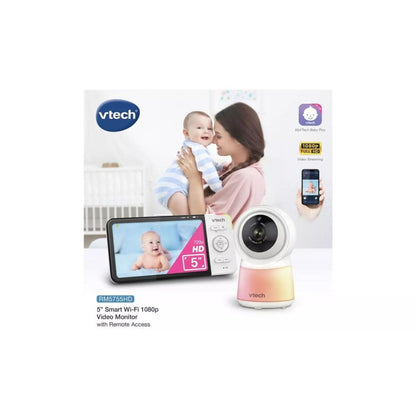 Vtech 5" Smart Wi-Fi 1080p Video Monitor with Night Light
