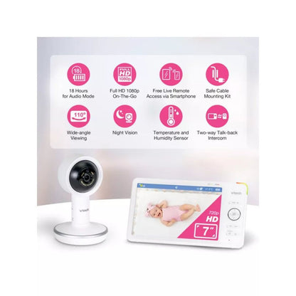 Vtech 7" Over-the-Cot Smart High Definition Video Monitor