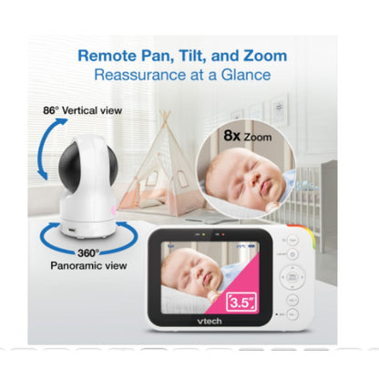 VTech RM4761 Smart Wi-Fi Pan & Tilt Video Baby Monitor (3.5")