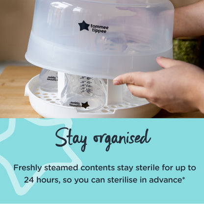 Tommee Tippee Microsteri Microwave Steam Steriliser for Bottles & Accessories