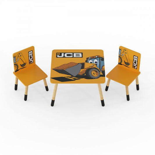 Joey JCB Table & 2 Chairs – Kids Play Set | Kidsaw