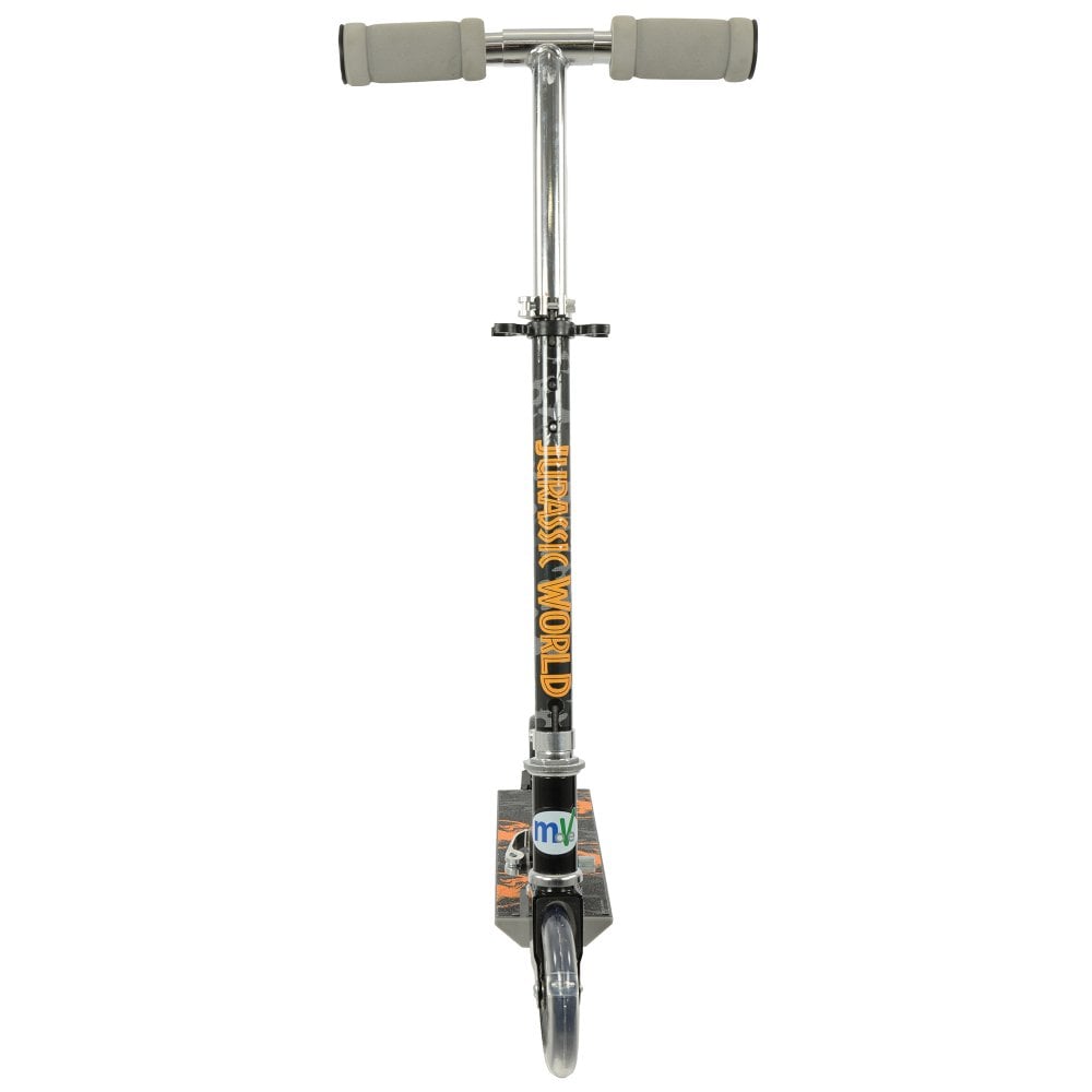 Jurassic World Folding Inline Scooter with Printed Wheels Adjustable and No Assembly Required