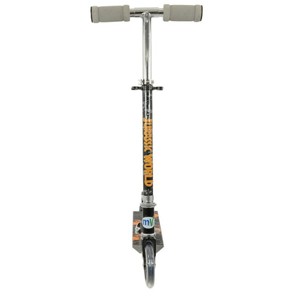 Jurassic World Folding Inline Scooter with Printed Wheels Adjustable and No Assembly Required