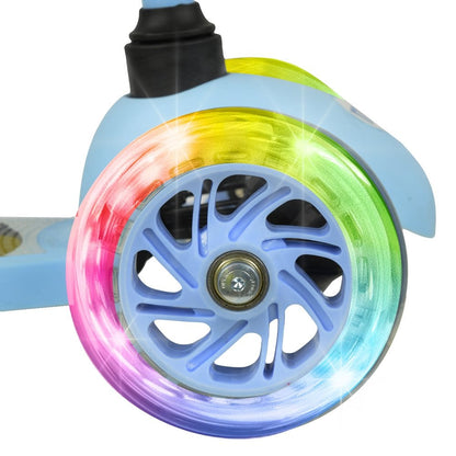 Bluey Tilt & Glo Scooter with Lights Adjustable 3-Wheel Design for Ages 3+