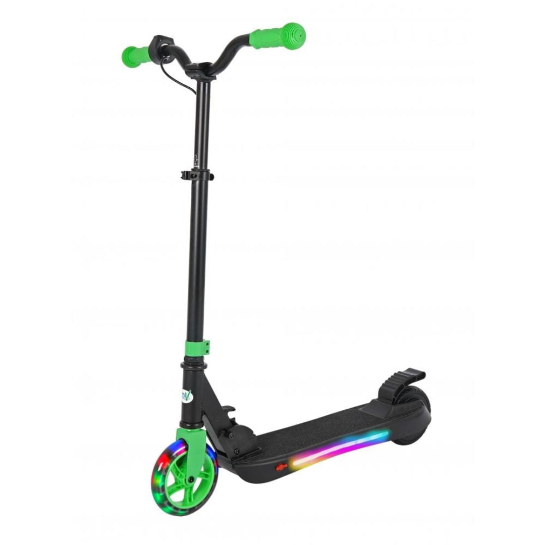 MoVe 120 Glow Kids Electric Scooter – LED Light-Up Deck, 10km/h Speed, Ages 6+