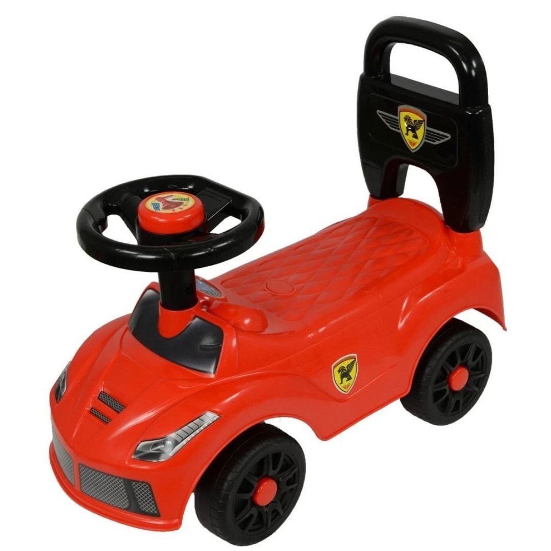 MoVe Supercar Ride-On with Anti-Tip Design and Wide Wheels for Ages 1+
