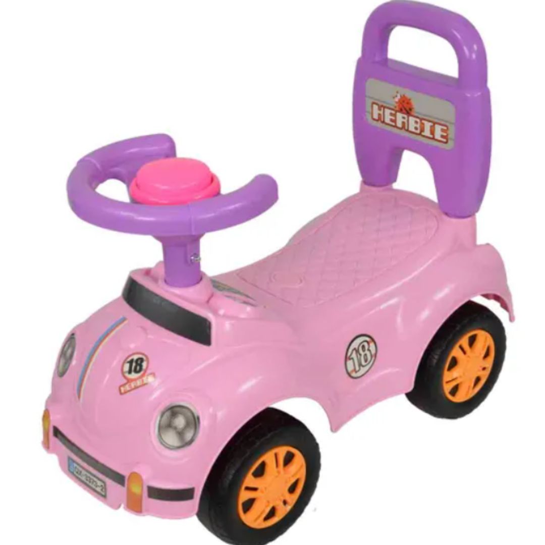 MoVe Car Ride-On with Anti-Tip Design and Wide Wheels for Ages 1+