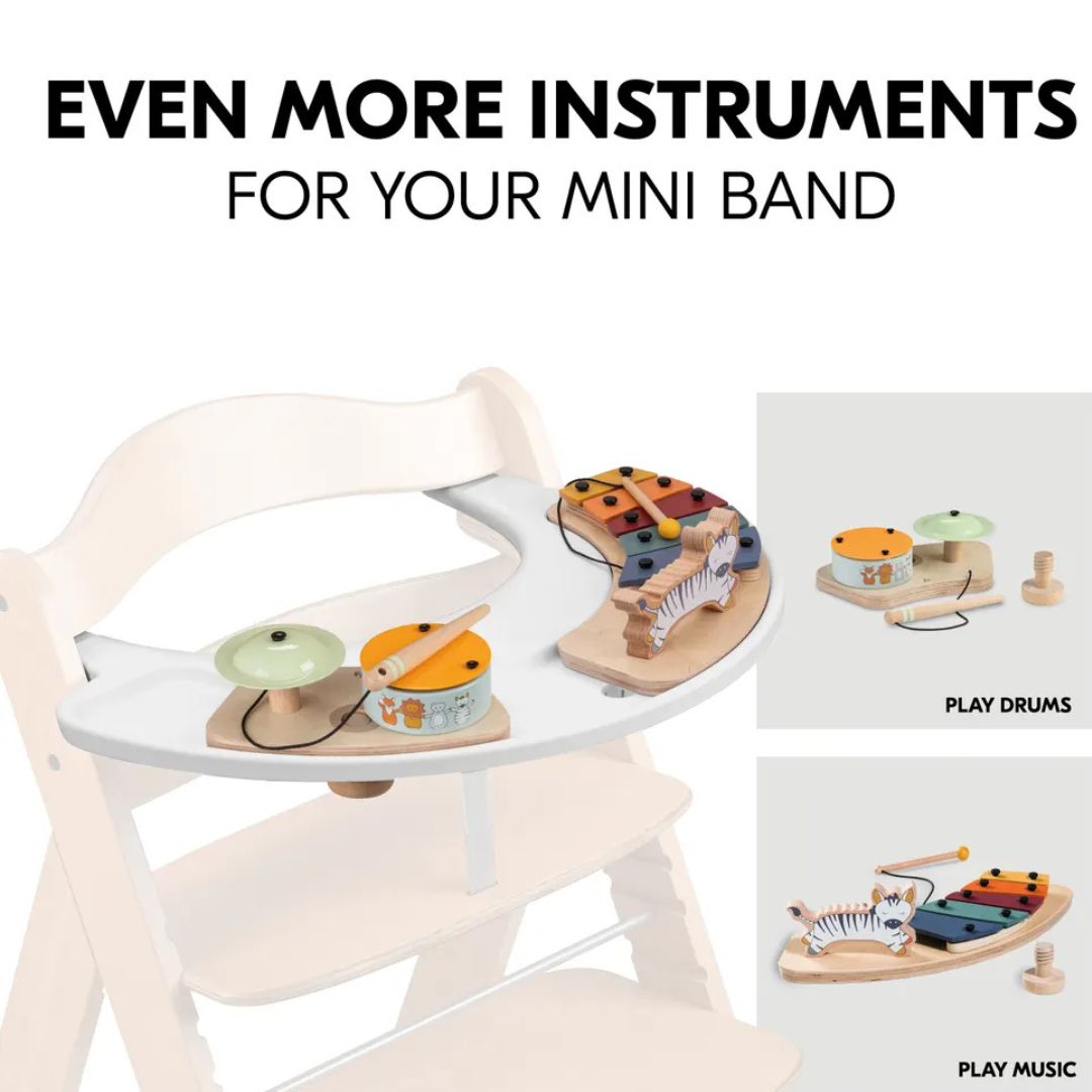 Hauck Play Drums S – Highchair Drum Set for Toddlers
