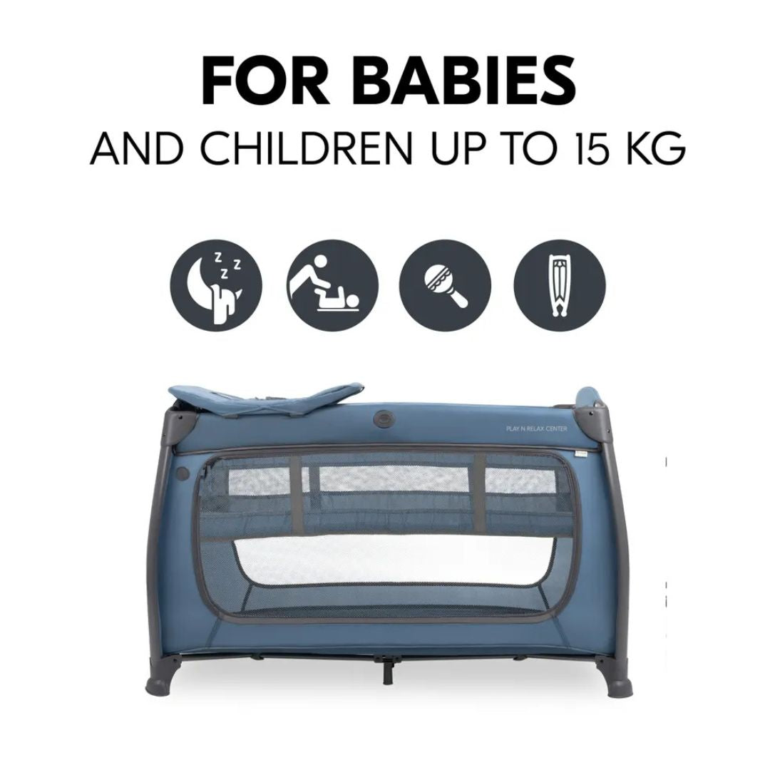 Hauck Play N Relax Center – Travel Cot for Newborns and Toddlers