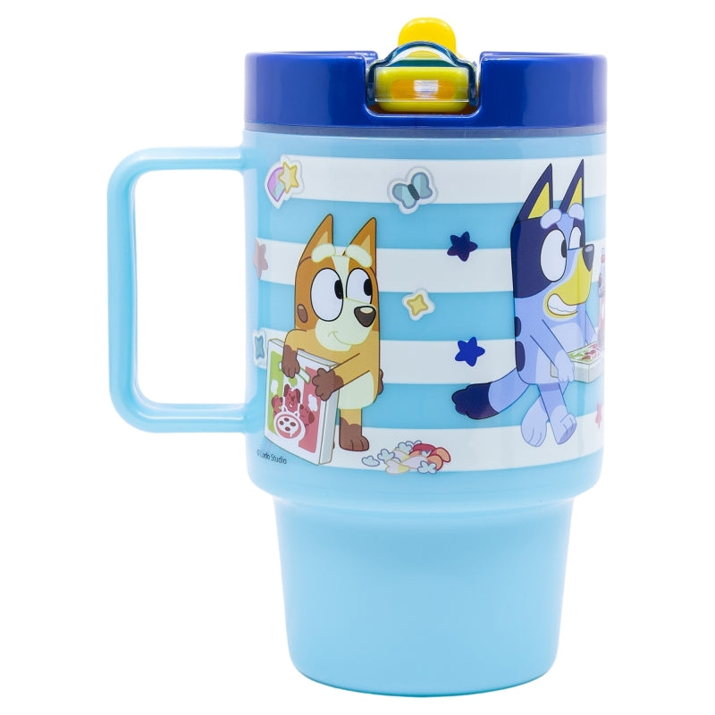 PP Cool Mug 530 ml Bluey – BPA Free Microwave Safe Mug with Flip Spout