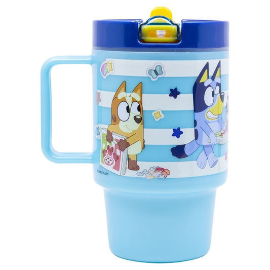 PP Cool Mug 530 ml Bluey – BPA Free Microwave Safe Mug with Flip Spout
