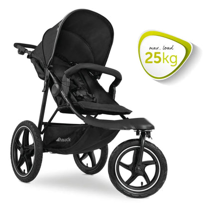 Hauck Runner 2 All-Terrain Pushchair with XL Pneumatic Wheels and Adjustable Handlebar
