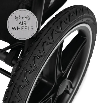 Hauck Runner 2 All-Terrain Pushchair with XL Pneumatic Wheels and Adjustable Handlebar