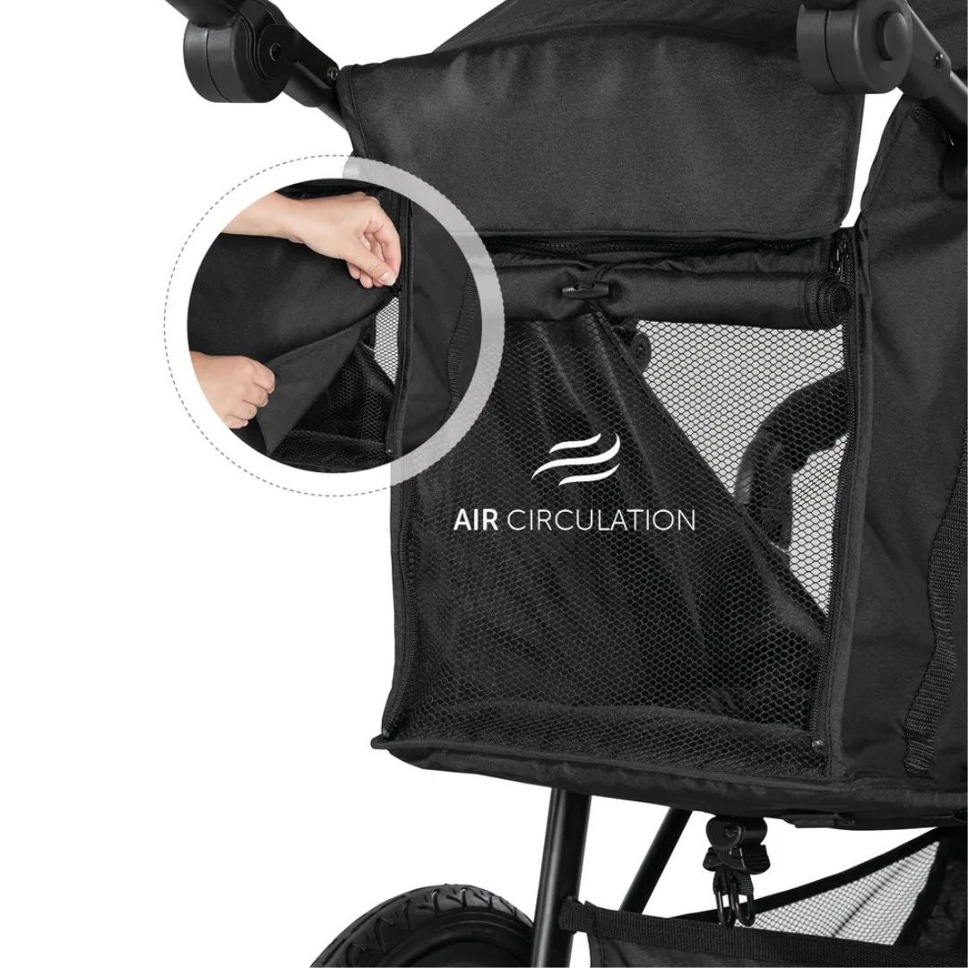 Hauck Runner 2 All-Terrain Pushchair with XL Pneumatic Wheels and Adjustable Handlebar