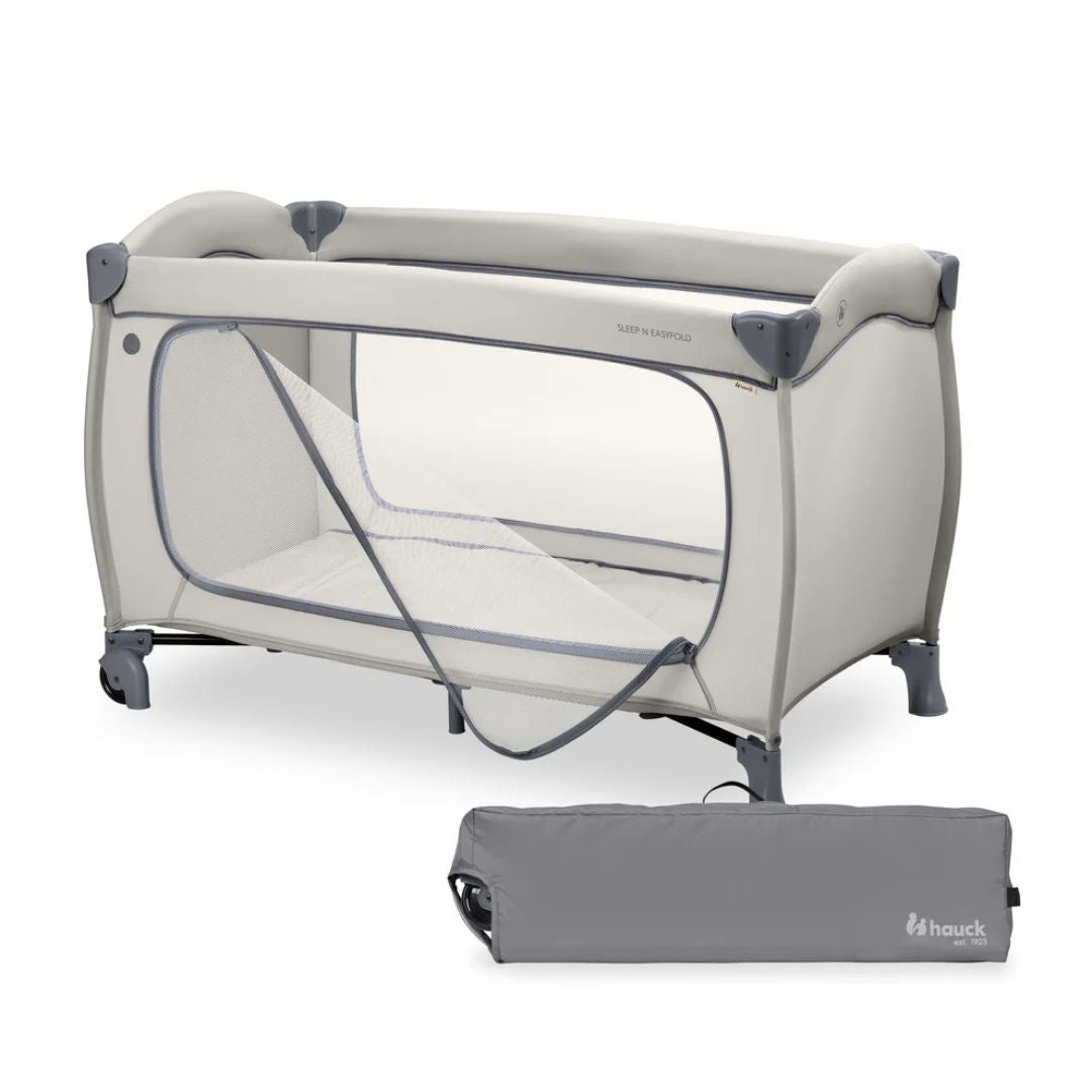 Hauck Sleep N Easyfold – Travel Cot with Ultra-Fast Folding Mechanism