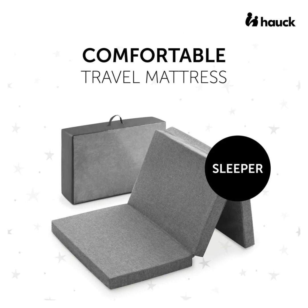 Hauck Sleeper Travel Cot Mattress – Foldable Foam Mattress for Sleeping and Playing