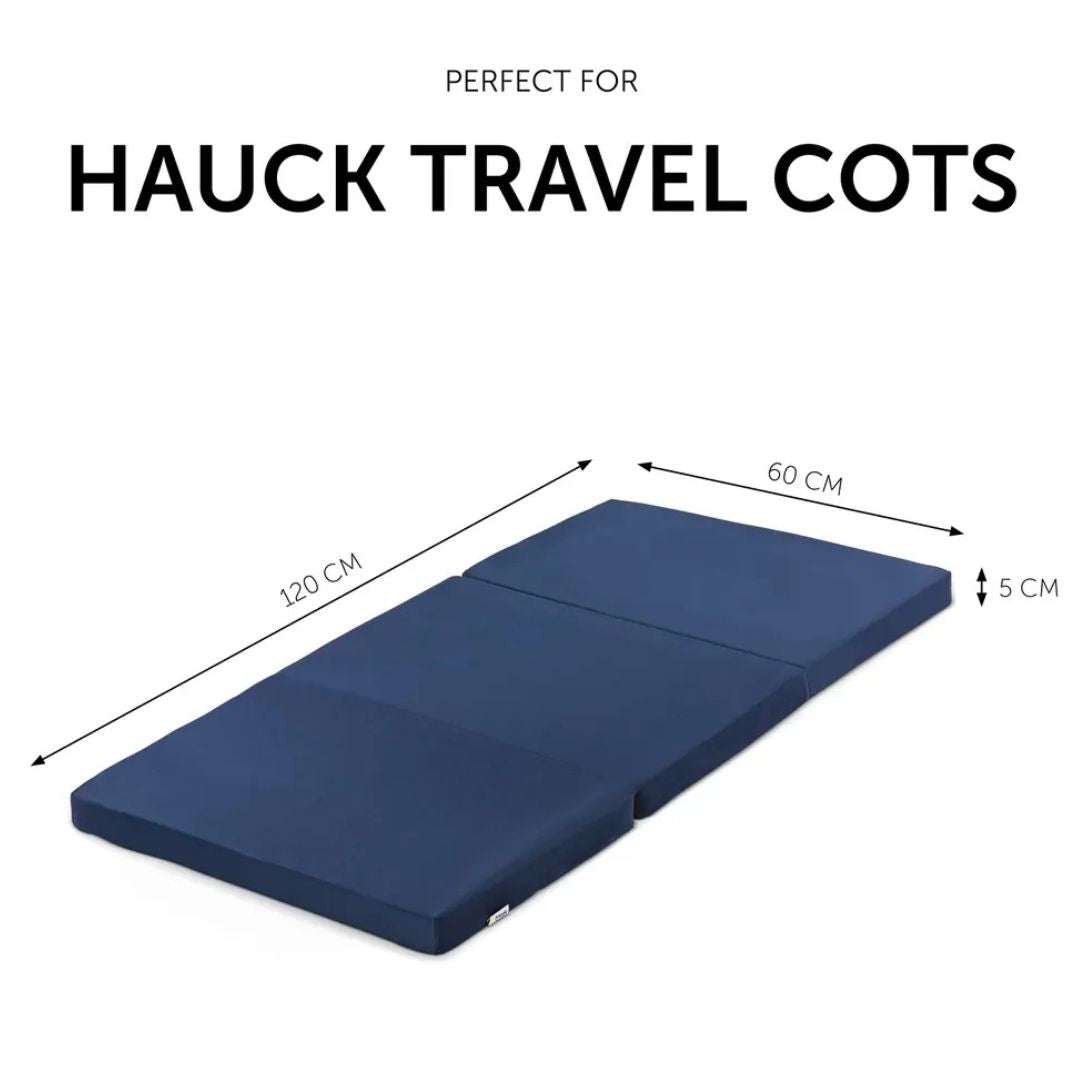 Hauck Sleeper Travel Cot Mattress – Foldable Foam Mattress for Sleeping and Playing