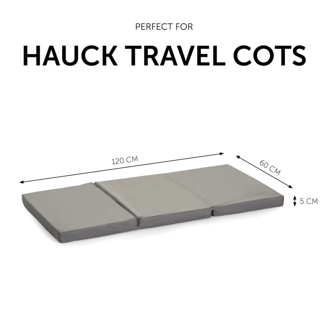 Hauck Sleeper Travel Cot Mattress – Foldable Foam Mattress for Sleeping and Playing