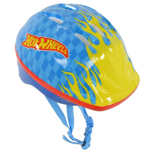 Hot Wheels Kids Safety Helmet – Lightweight, Adjustable Fit, and Ventilated Design