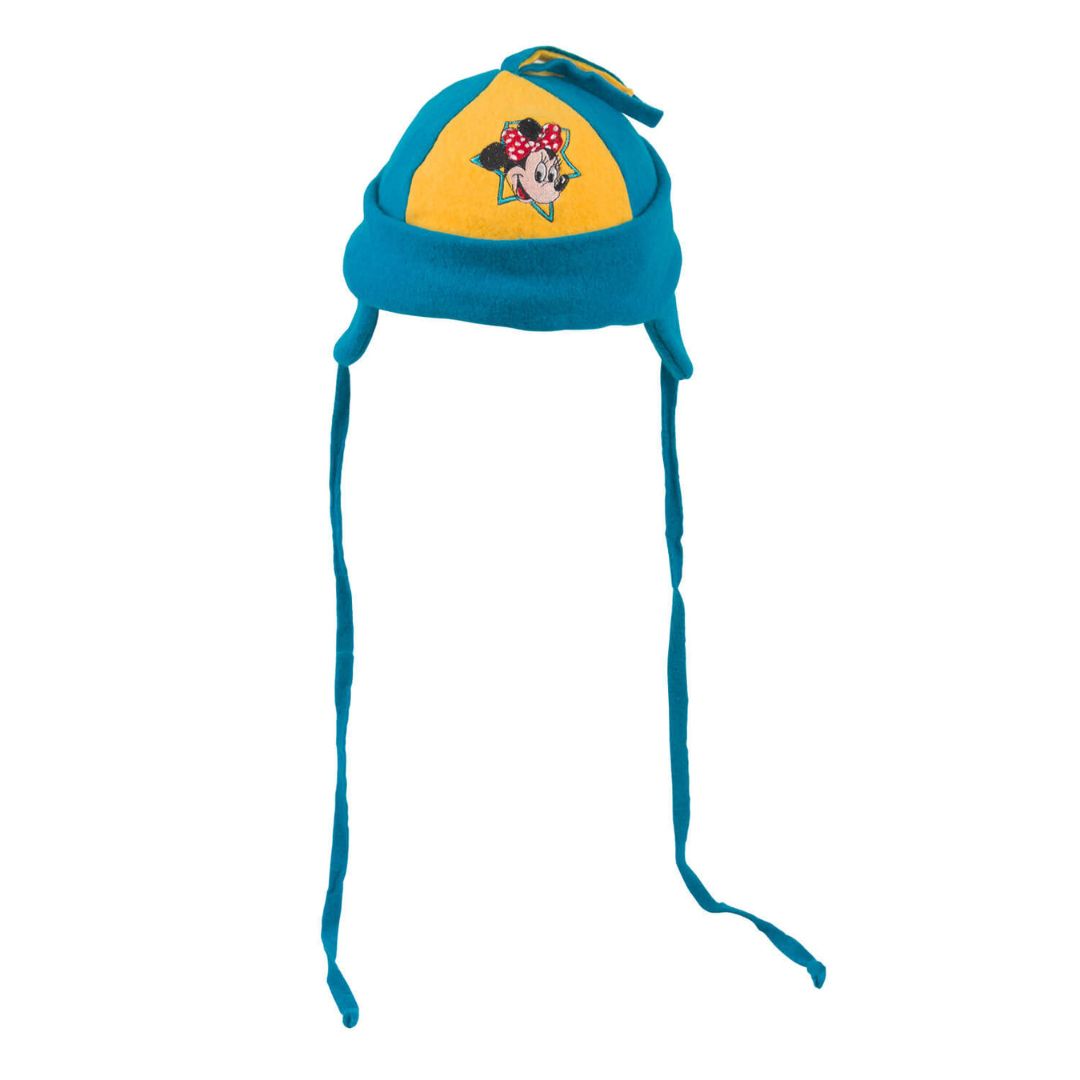 Minnie Mouse Children’s Wool Hat, 50cm, Warm Winter Hat with Ear Ties